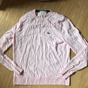 Lacoste Pink Long Sleeve Shirt